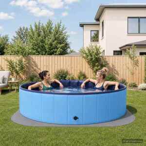 Imagine vidaXL Covor de bazin pentru piscină 25 buc. Ø 292 cm Rotund Spumă EVA