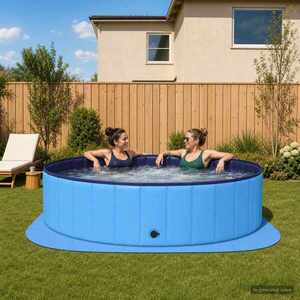 Imagine vidaXL Covor de bazin pentru piscină 25 buc. Ø 292 cm Rotund Spumă EVA