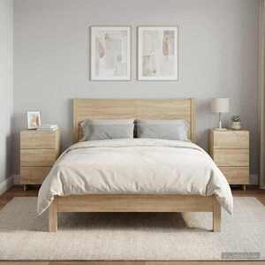 Imagine vidaXL Dulap de noapte 2 buc. Stejar Sonoma 33, 5 x 34, 5 x 60 cm
