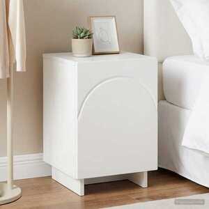 Imagine vidaXL Dulap de noapte Alb 33, 5 x 34, 5 x 50 cm Lemn prelucrat