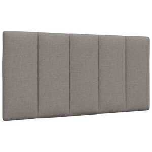 Imagine vidaXL Pernă pentru tăblie de pat, Hanko, gri taupe, 100 cm, material textil