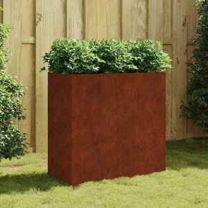 Imagine vidaXL Jardinieră, 40x80x80 cm, oțel corten