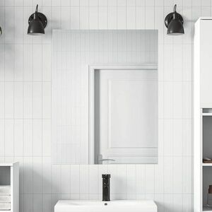 Imagine vidaXL Folie de oglindă autoadhesivă 45 x 100 cm 2 buc. Argintiu PET