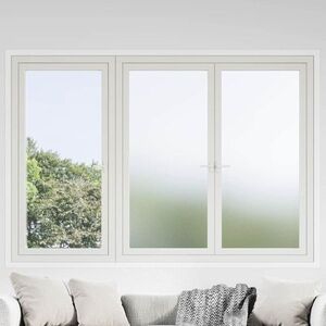 Imagine vidaXL Folii fereastra, mată, alb, PVC