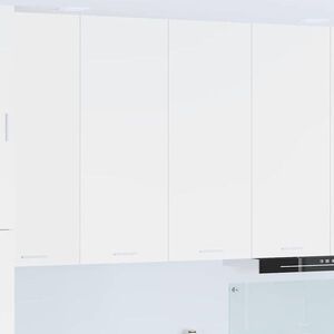 Imagine vidaXL Dulap suspendat Alb 80 x 31 x 100 cm Lemn prelucrat