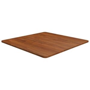 Imagine vidaXL Blat de masă pătrat maro închis 70x70x1, 5 cm lemn stejar tratat