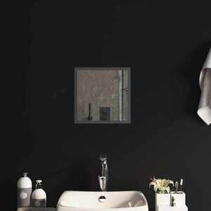 Imagine vidaXL Oglindă de baie cu LED Transparent 30 x 30 cm sticlă securizată