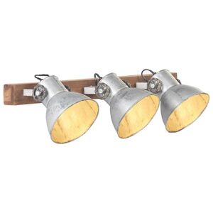 Imagine vidaXL Lampă de perete industrială, argintiu, 65 x 25 cm, E27