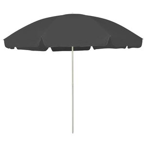 Imagine vidaXL Umbrelă de soare de plajă, antracit, 300 cm