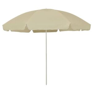 Imagine vidaXL Umbrelă de soare de plajă, galben nisipiu, 300 cm