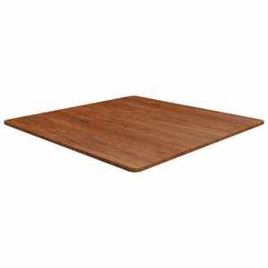 Imagine vidaXL Blat de masă pătrat maro închis 90x90x1, 5 cm lemn stejar tratat