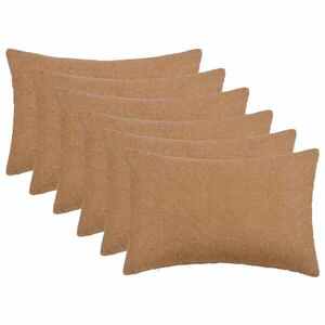 Imagine vidaXL Husă pentru pernă 6 pcs HEERLEN Bej 30 x 50 cm Bouclé