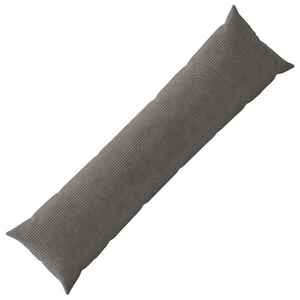 Imagine vidaXL Husă pentru pernă HEERLEN Gri închis 40 x 145 cm cord