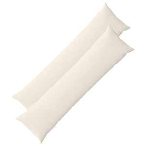 Imagine vidaXL Husă pentru pernă 2 pcs HEERLEN Crem 40 x 145 cm cord