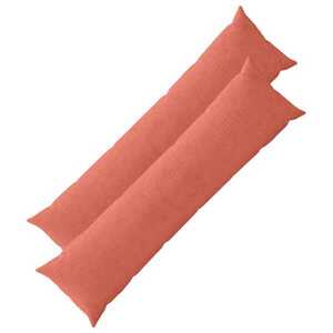 Imagine vidaXL Husă pentru pernă 2 pcs HEERLEN Roșu portocalie 40 x 145 cm