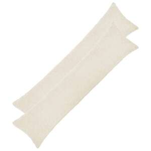 Imagine vidaXL Husă pentru pernă 2 pcs HEERLEN Crem 40 x 145 cm Bouclé
