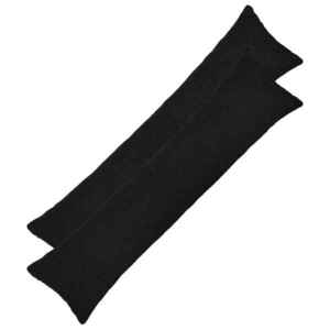 Imagine vidaXL Husă pentru pernă 2 pcs HEERLEN Negru 40 x 145 cm Bouclé