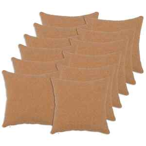 Imagine vidaXL Husă pentru pernă 12 pcs HEERLEN Bej 45 x 45 cm Bouclé