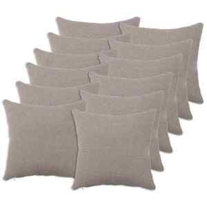 Imagine vidaXL Husă pentru pernă 12 pcs HEERLEN Gri deschis 50 x 50 cm Bouclé