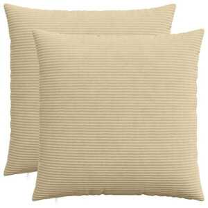 Imagine vidaXL Husă pentru pernă 2 pcs HEERLEN Verde gri 55 x 55 cm cord