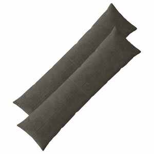 Imagine vidaXL Husă pentru pernă 2 pcs ALMELO Antracit 40 x 145 cm cord
