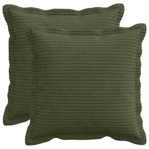 Imagine vidaXL Husă pentru pernă 2 buc. HOUTEN Verde 40 x 40 cm cord