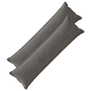 Imagine vidaXL Husă pentru pernă 2 buc. HOUTEN Gri închis 40 x 145 cm cord