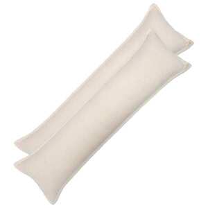 Imagine vidaXL Husă pentru pernă 2 pcs HOUTEN Crem 40 x 145 cm Bouclé