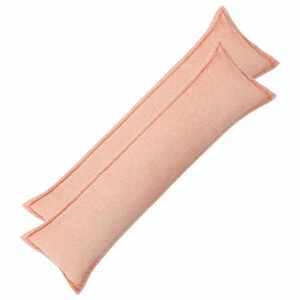 Imagine vidaXL Husă pentru pernă 2 pcs HOUTEN Roz 40 x 145 cm Bouclé
