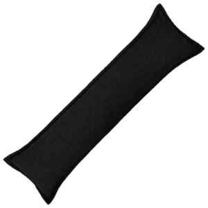 Imagine vidaXL Husă pentru pernă HOUTEN Negru 40 x 145 cm Bouclé