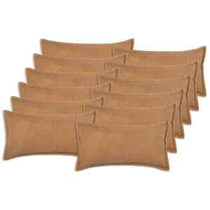Imagine vidaXL Husă pentru pernă 12 pcs HOUTEN Bej 40 x 80 cm Bouclé