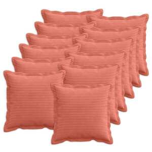 Imagine vidaXL Husă pentru pernă 12 buc. HOUTEN Roșu portocalie 50 x 50 cm