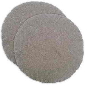 Imagine vidaXL Husă pentru pernă 2 pcs HEERLEN Gri deschis Ø 50 cm Bouclé