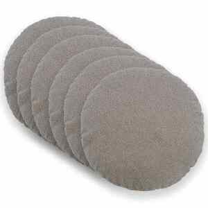 Imagine vidaXL Husă pentru pernă 6 pcs HEERLEN Gri deschis Ø 60 cm Bouclé