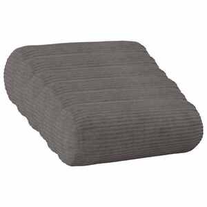 Imagine vidaXL Husă pentru pernă 6 pcs HEERLEN Gri închis Ø 15 x 40 cm cord