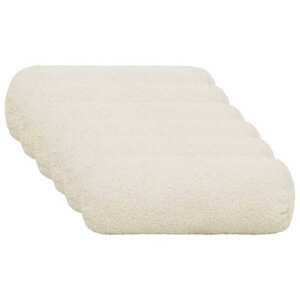 Imagine vidaXL Husă pentru pernă 6 pcs HEERLEN Crem Ø 15 x 40 cm Bouclé