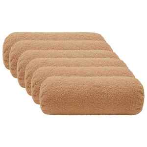 Imagine vidaXL Husă pentru pernă 6 pcs HEERLEN Bej Ø 15 x 40 cm Bouclé