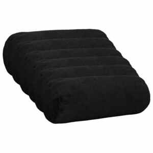 Imagine vidaXL Husă pentru pernă 6 pcs HEERLEN Negru Ø 15 x 40 cm Flanelă