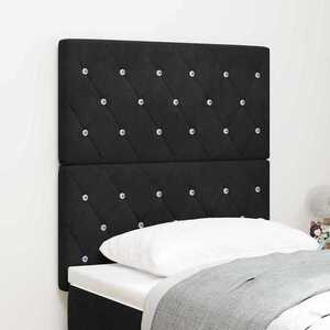 Imagine vidaXL Tăblie cap Negru 80 cm Catifea