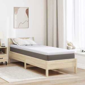 Imagine vidaXL Topper din spumă cu memorie 70 x 200 cm Thick Moale Alb