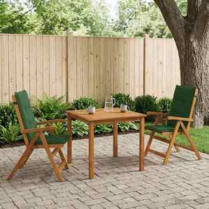 Imagine vidaXL Set de dining pentru grădină, 3 piese natural