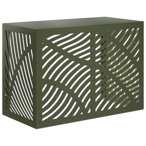 Imagine vidaXL Husă pentru aer condiționat Verde măsliniu 100 x 50 x 70 cm