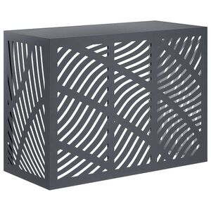Imagine vidaXL Husă pentru aer condiționat Antracit 110 x 50 x 80 cm Oțel