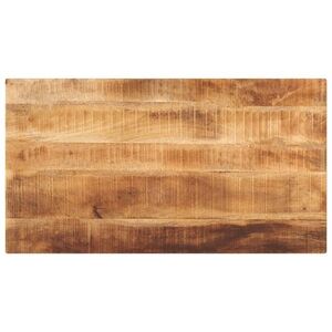 Imagine vidaXL Blat masă, 100x60x1, 5 cm, dreptunghiular, lemn masiv mango brut