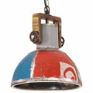 Imagine vidaXL Lustră suspendată industrială 25 W multicolor 30 cm E27 rotund