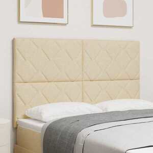 Imagine vidaXL Tăblie cap Crem 160 cm țesătură