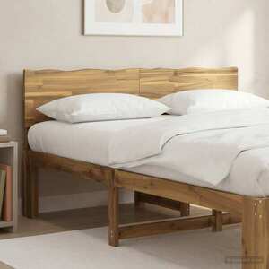 Imagine vidaXL Tăblie de pat cu margini naturale ROSTOCK Alb 160 cm