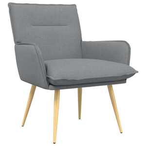 Imagine vidaXL Fotoliu Gri deschis Țesătură
