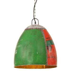 Imagine vidaXL Lustră suspendată industrială 25 W multicolor 42 cm E27 rotund