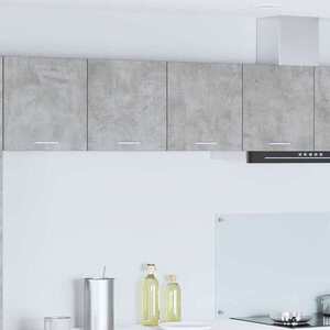 Imagine vidaXL Dulap suspendat Gri din beton 80 x 31 x 80 cm Lemn prelucrat